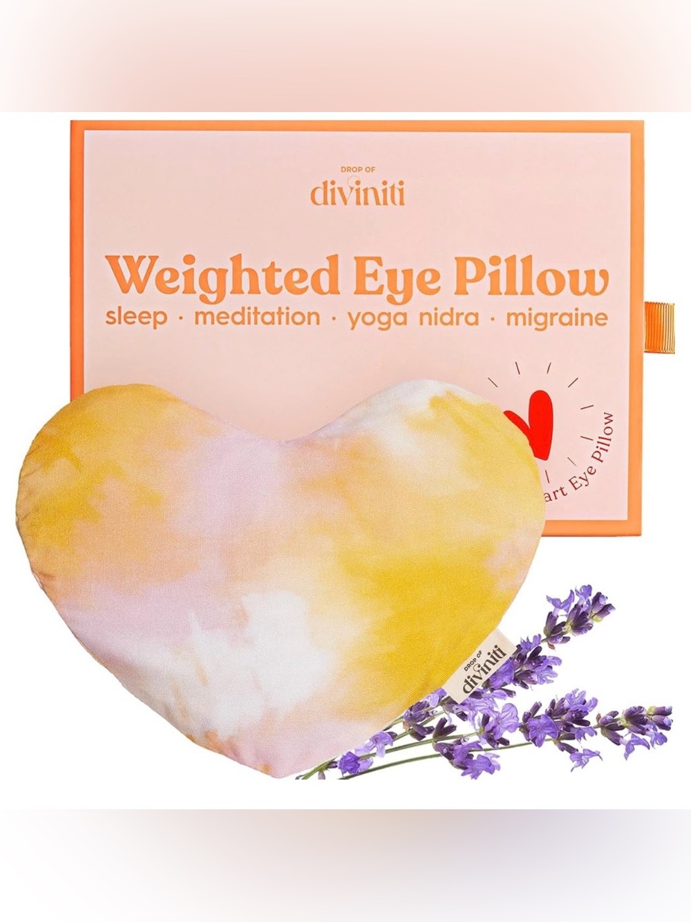 DROP OF DIVINITI Heart Weighted Eye Mask